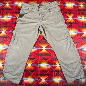 Wrangler Workwear Ripstop Tan Beige Pants 34X29 Work Outdoors Mens‎ Straight